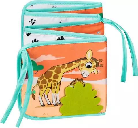 Tummy Time Book Wild Animals