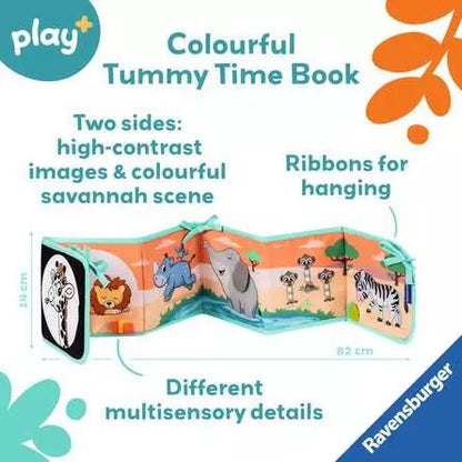 Tummy Time Book Wild Animals