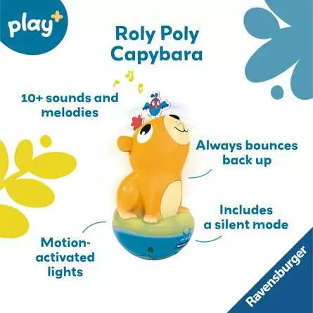 Push and Listen Roly Poly Capybara