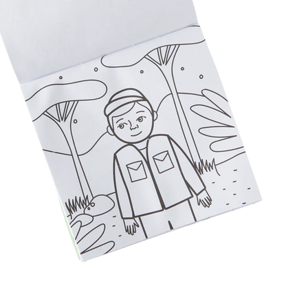 Carry Along! Coloring Book and Crayon Set - On Safari - Set of 9 Crayons