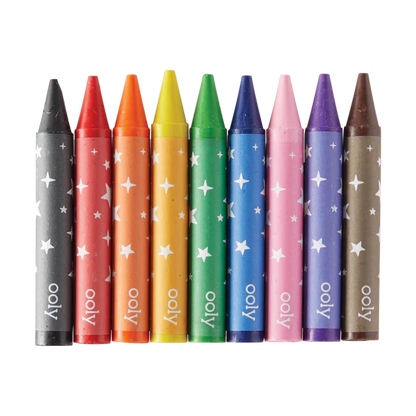 Carry Along! Coloring Book and Crayon Set - On Safari - Set of 9 Crayons