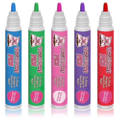 Razzle Red Piggy Paint Pen Non--Toxic Kids Nail Polish