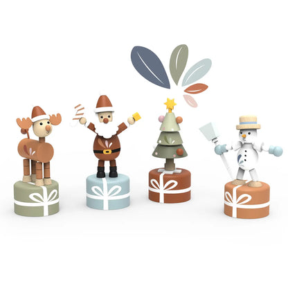 Christmas Pushing Puppet