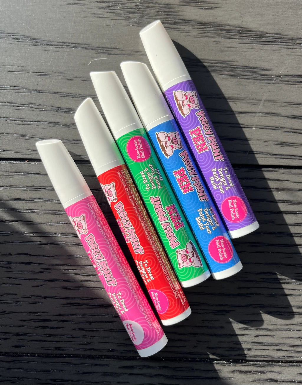 Razzle Red Piggy Paint Pen Non--Toxic Kids Nail Polish