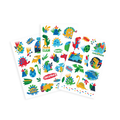 Tattoo-Palooza Temporary Tattoos - Dino Days - 3 Sheets