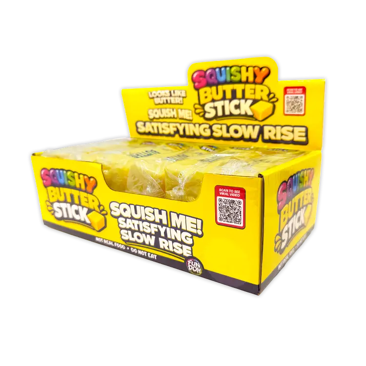 Fun Doh 6" Butter Stick Slow Rise Fidget Toy