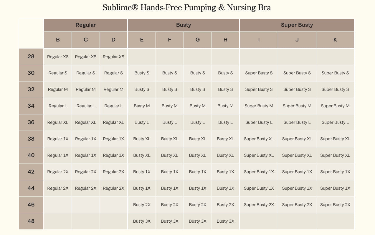 Sublime® Hands-Free Pumping & Nursing Bra