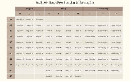 Sublime® Hands-Free Pumping & Nursing Bra