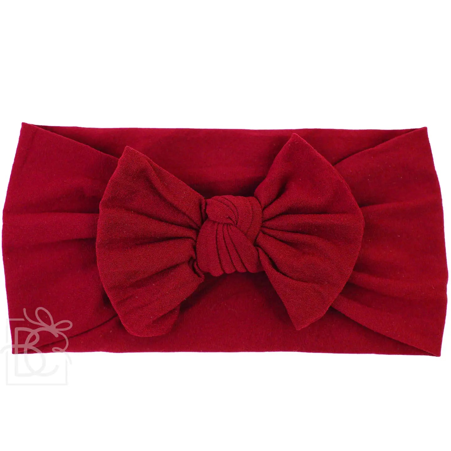 Wide Pantyhose Headband With Knot Bow