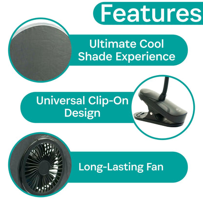 Coolshade Sunshade + Fan