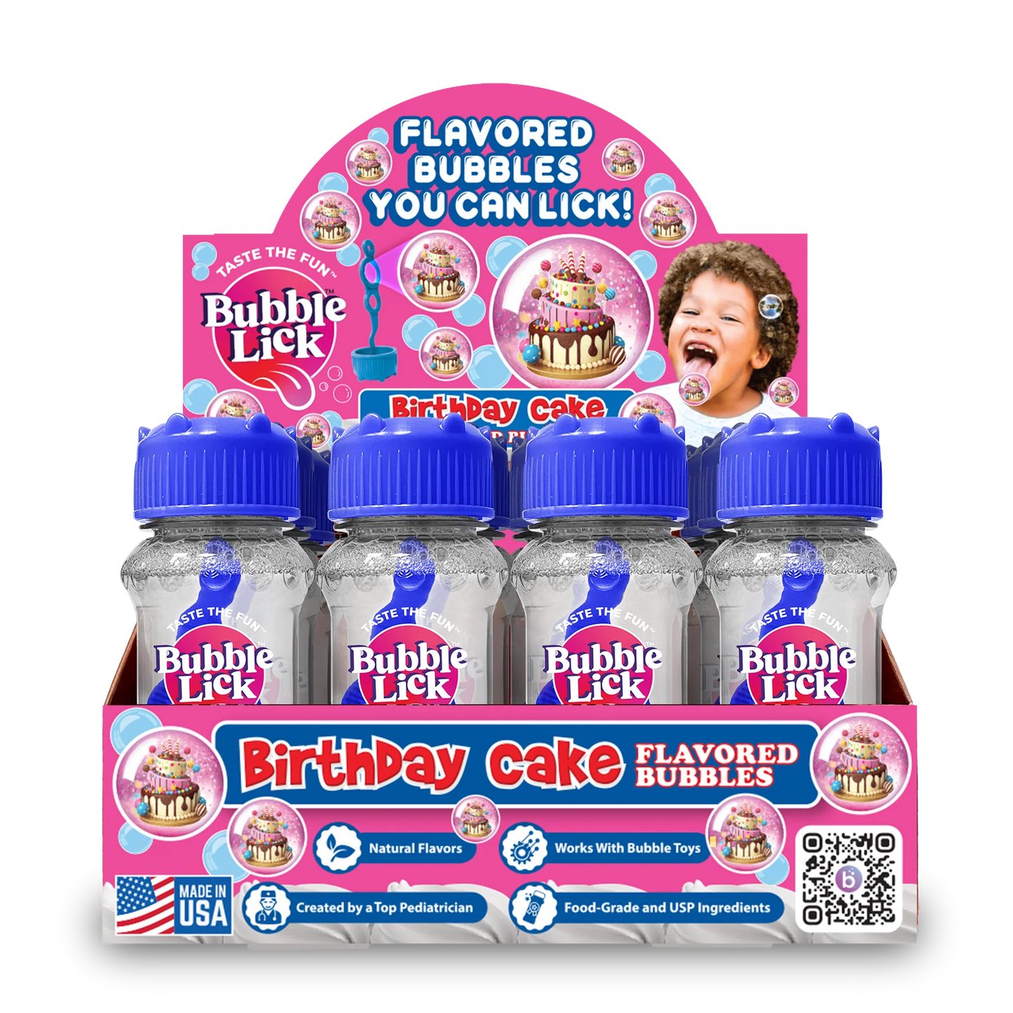 Bubblelick Birthday Cake Flavored Bubbles