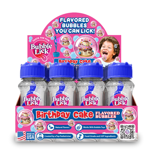 Bubblelick Birthday Cake Flavored Bubbles