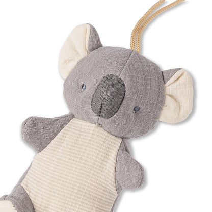Bitzy Pal Natural Rubber Pacifier & Stuffed Animal