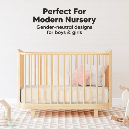 Isla Fitted Mini Crib Sheets, Pack and Play Sheet