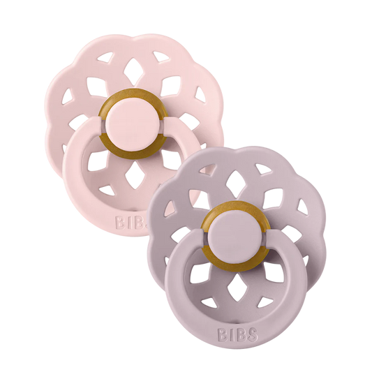 BIBS Boheme 2 PACK Round Nipple Pacifier