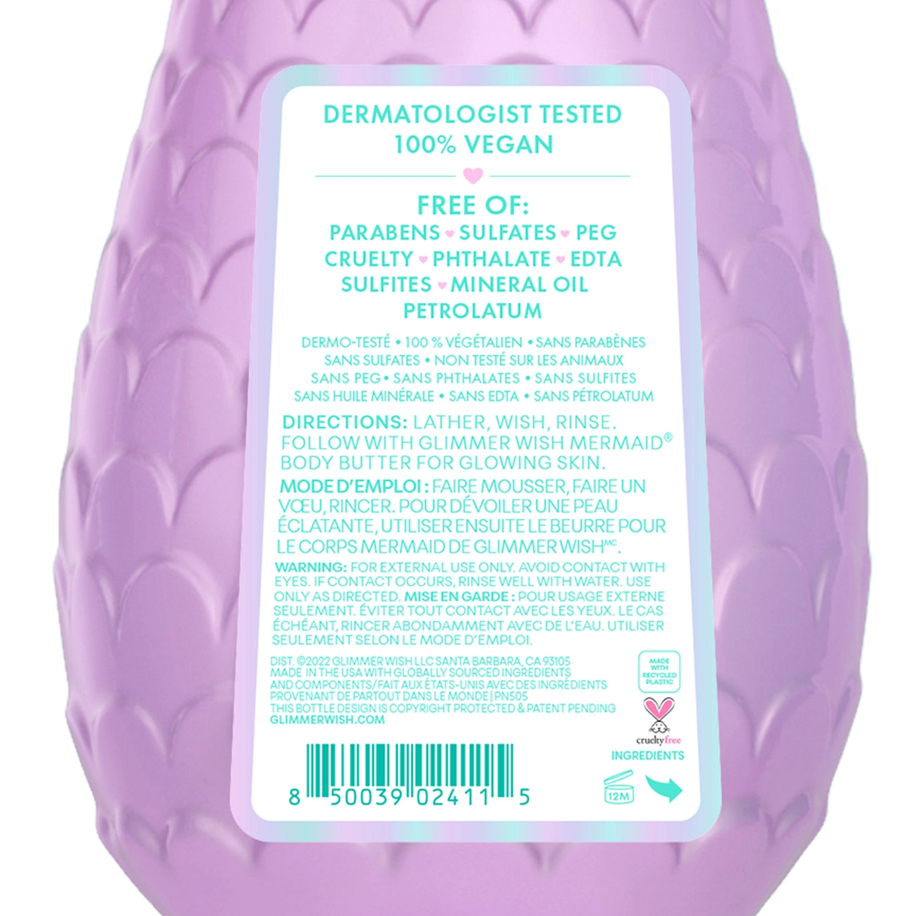 Mermaid Kids Body Wash | Kids Soap | Clean Ingredients