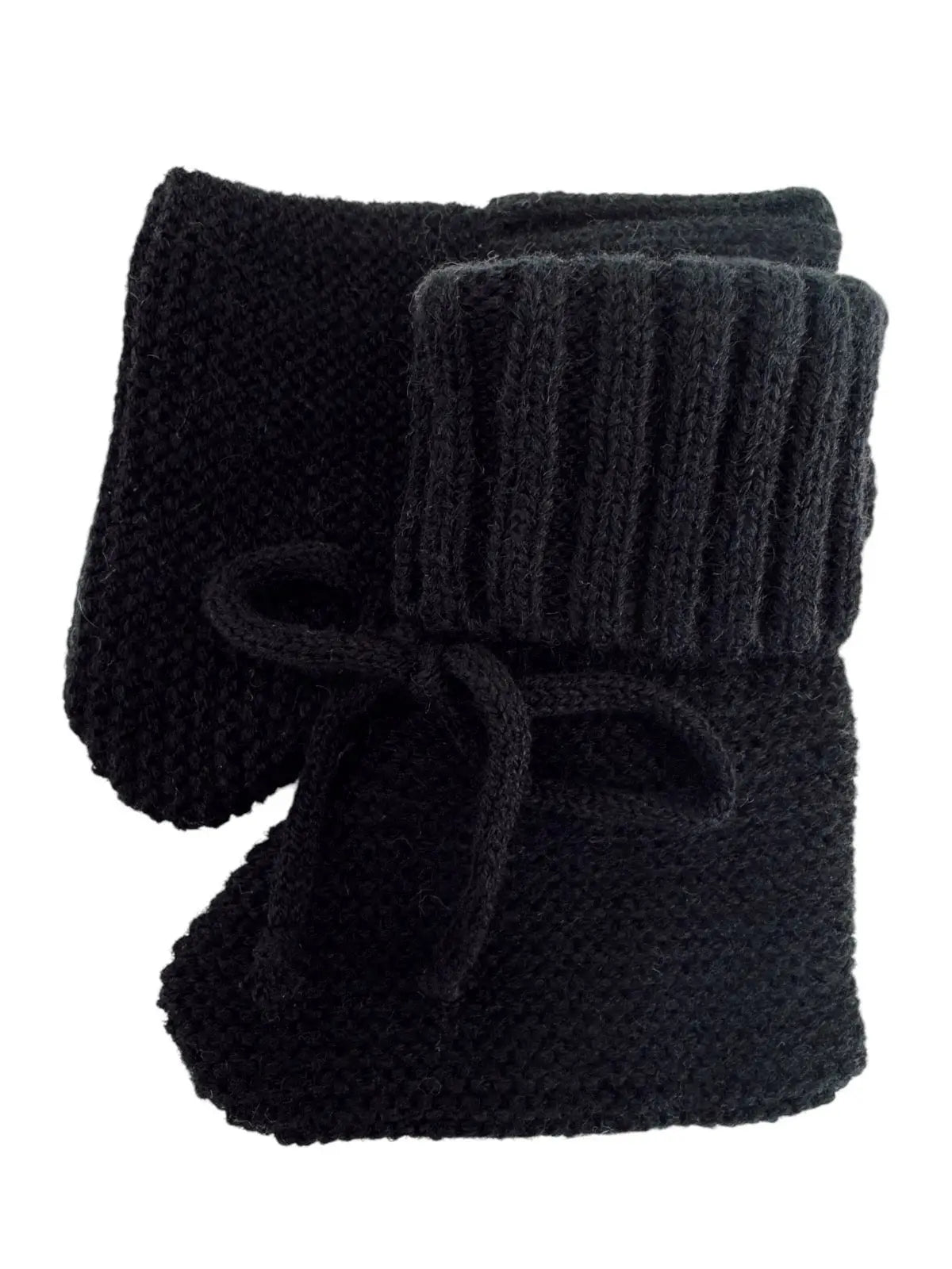 Knit Booties - Black