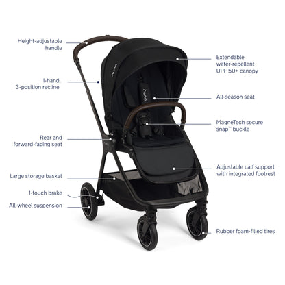 Nuna TRIV Next Stroller + PIPA Urbn Travel System