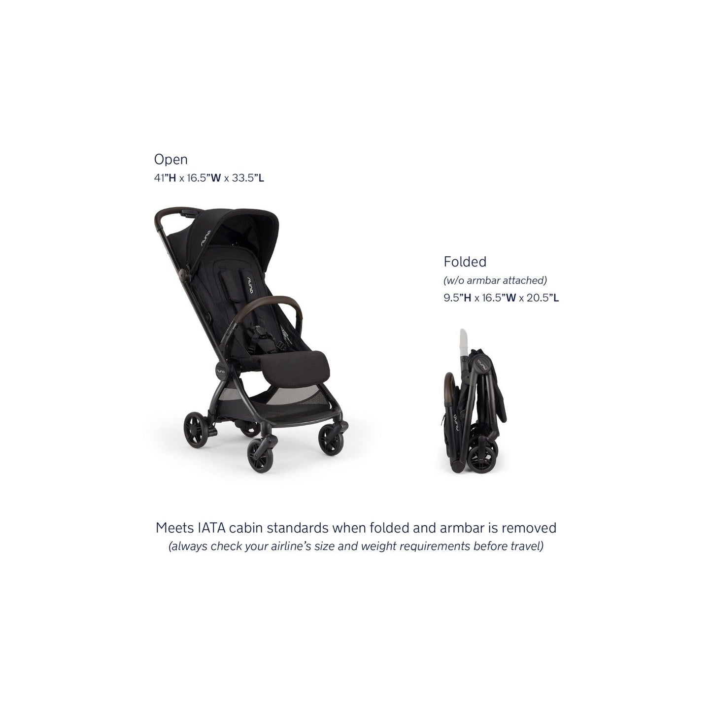 Nuna VIAA Cabn Stroller | PRE-ORDER | SHIPS IN JULY