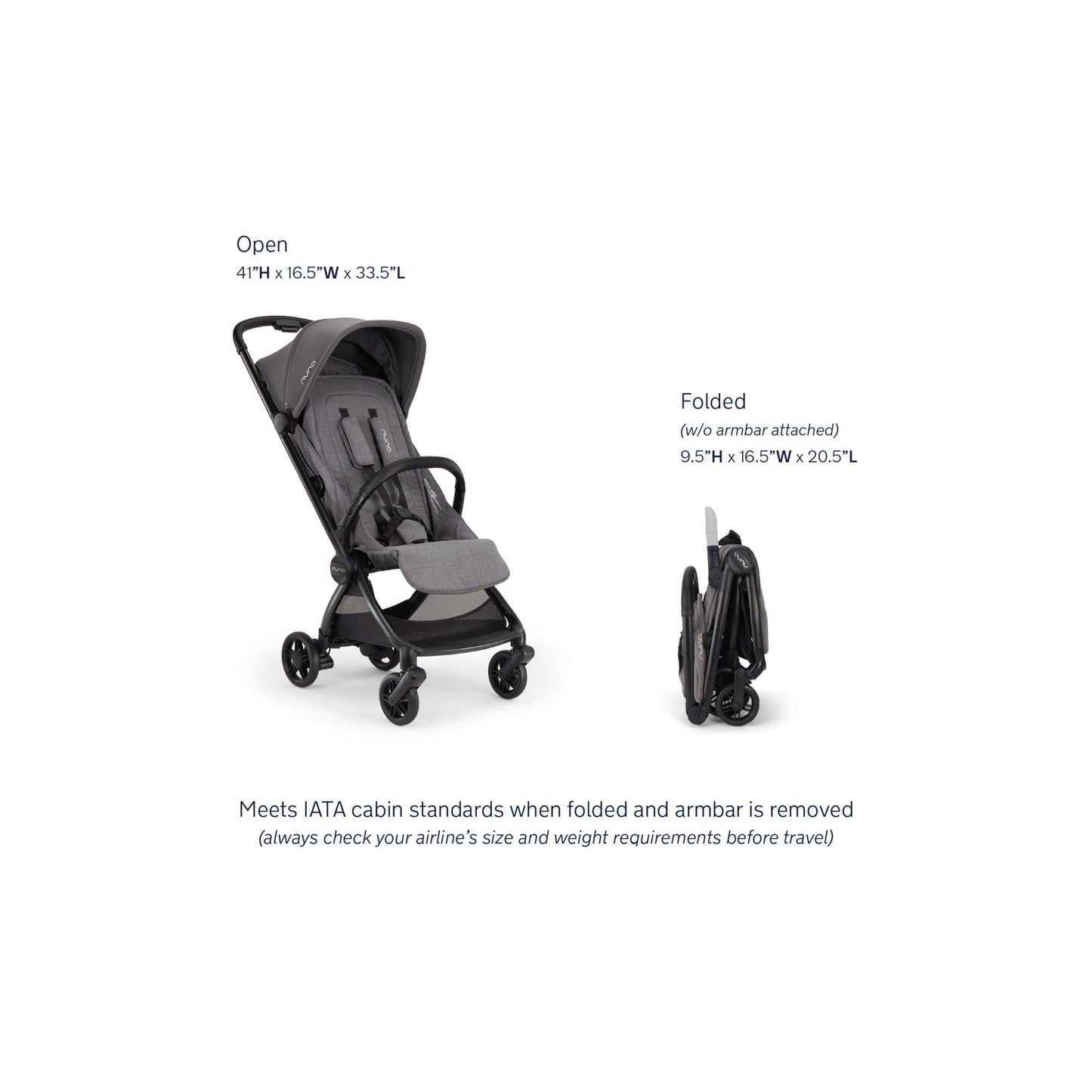 Nuna VIAA Cabn Stroller | PRE-ORDER | SHIPS IN JULY