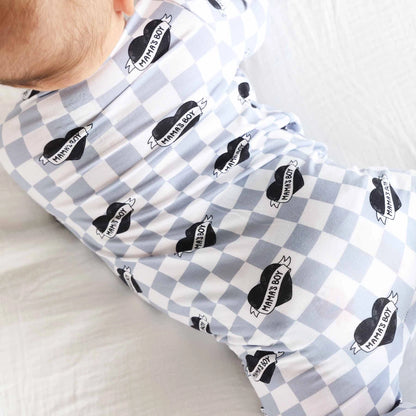 Zipper Footie | Mama's Boy