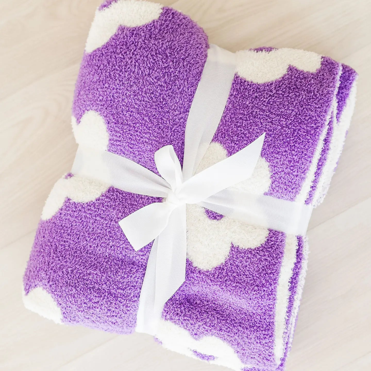 Lilac/Coconut Flower Cozy Blanket