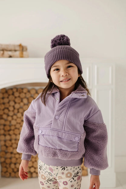 Knit Pom Hat 100% Cotton