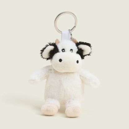 Black & White Cow Keyring