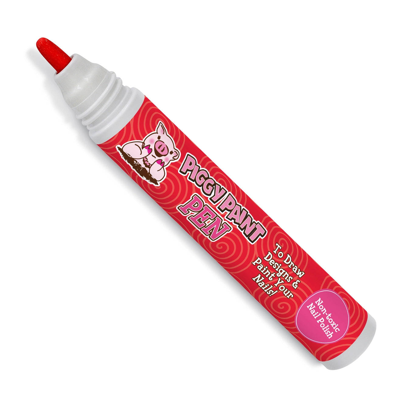 Razzle Red Piggy Paint Pen Non--Toxic Kids Nail Polish