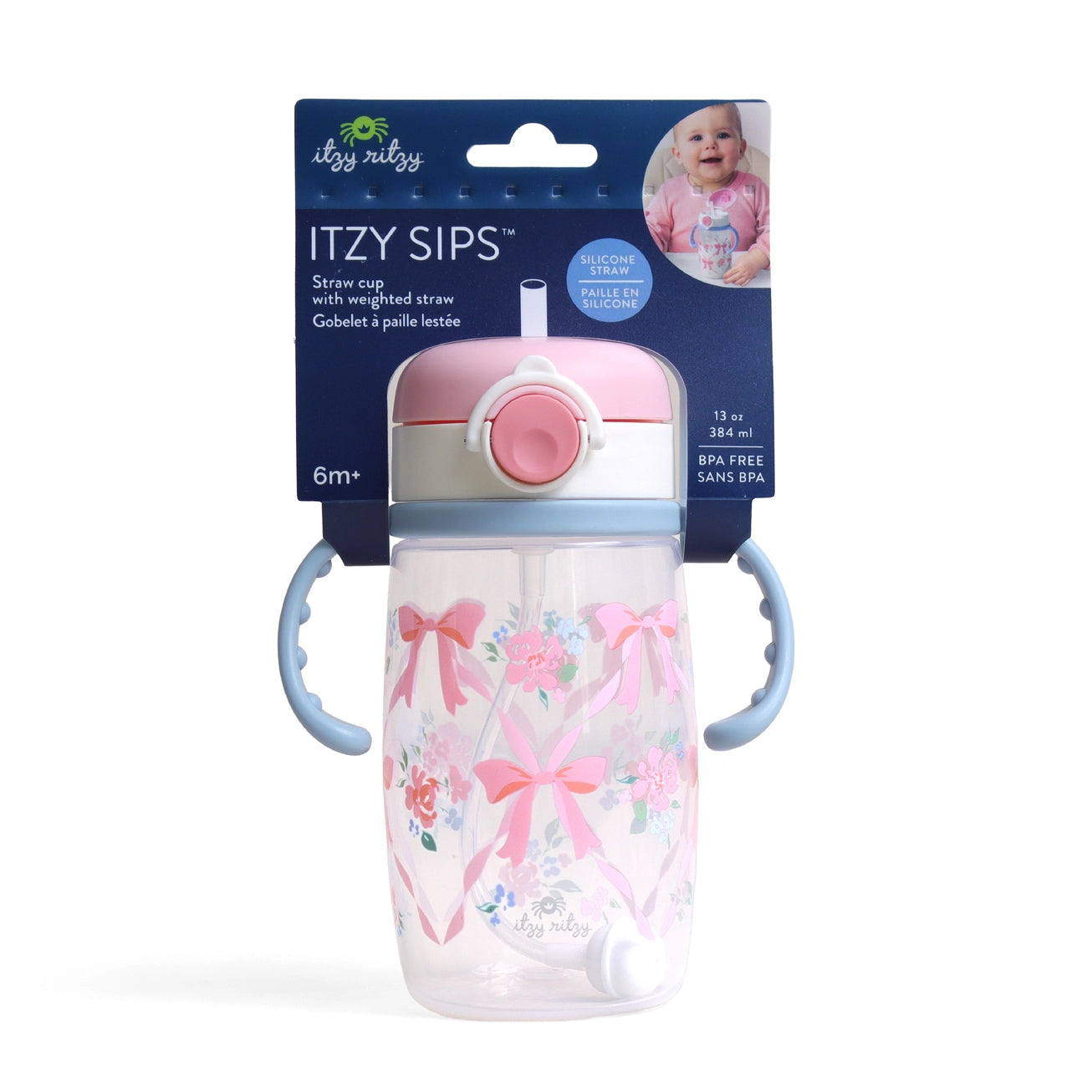 Itzy Sips™ - Straw Cup with Snap-Close Lid