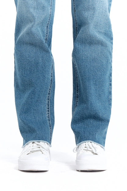 Maternity 32” Relaxed Straight Leg Jean w/ Bellyband- Samuel