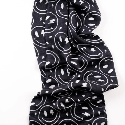 Lightning Smiles Muslin Blanket