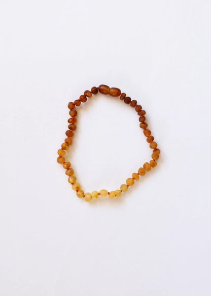 Raw Baltic Amber + Sunflower || Necklace ||
