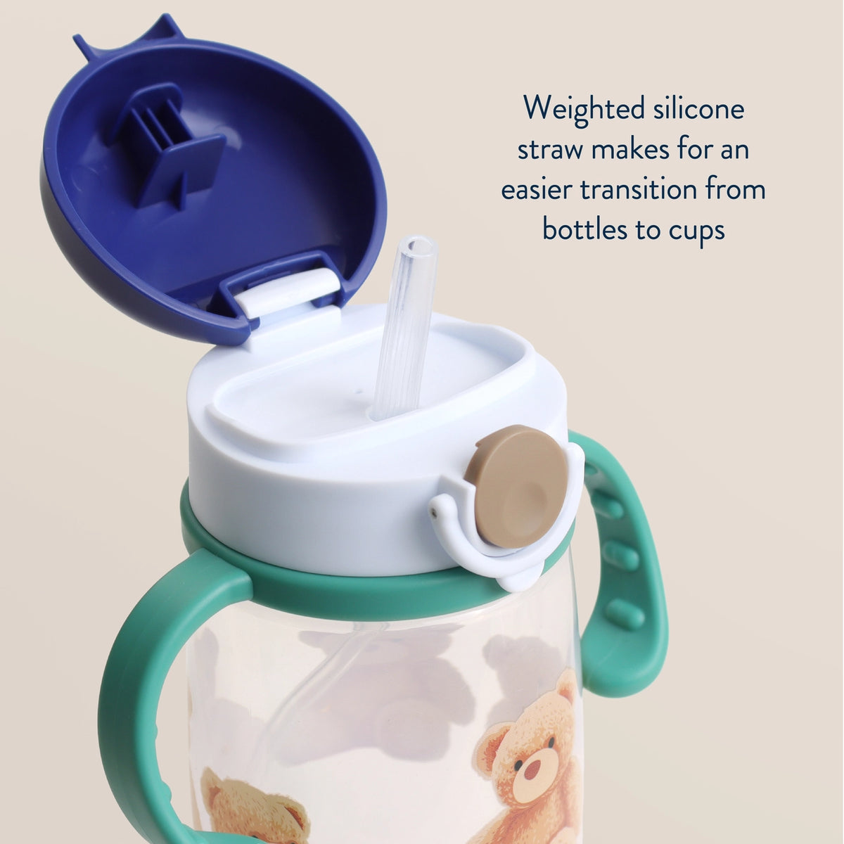Itzy Sips™ - Straw Cup with Snap-Close Lid
