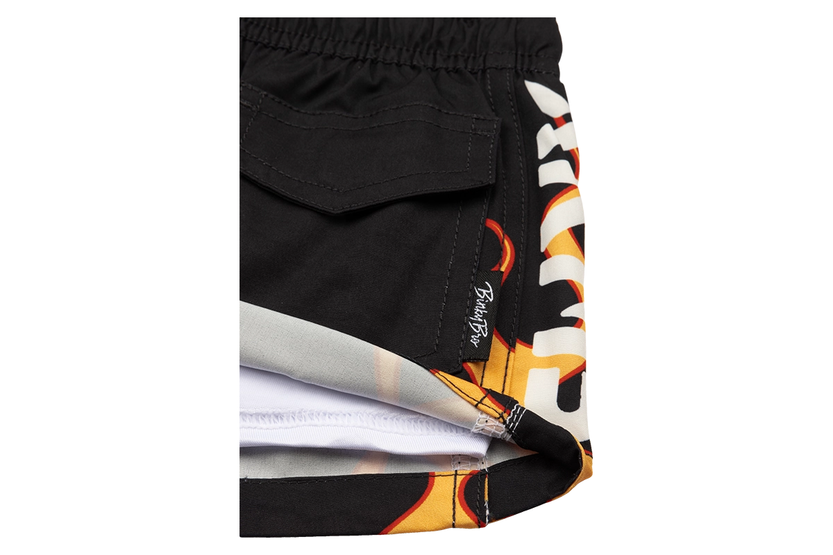 Kids Swimsuit Stamped Flames