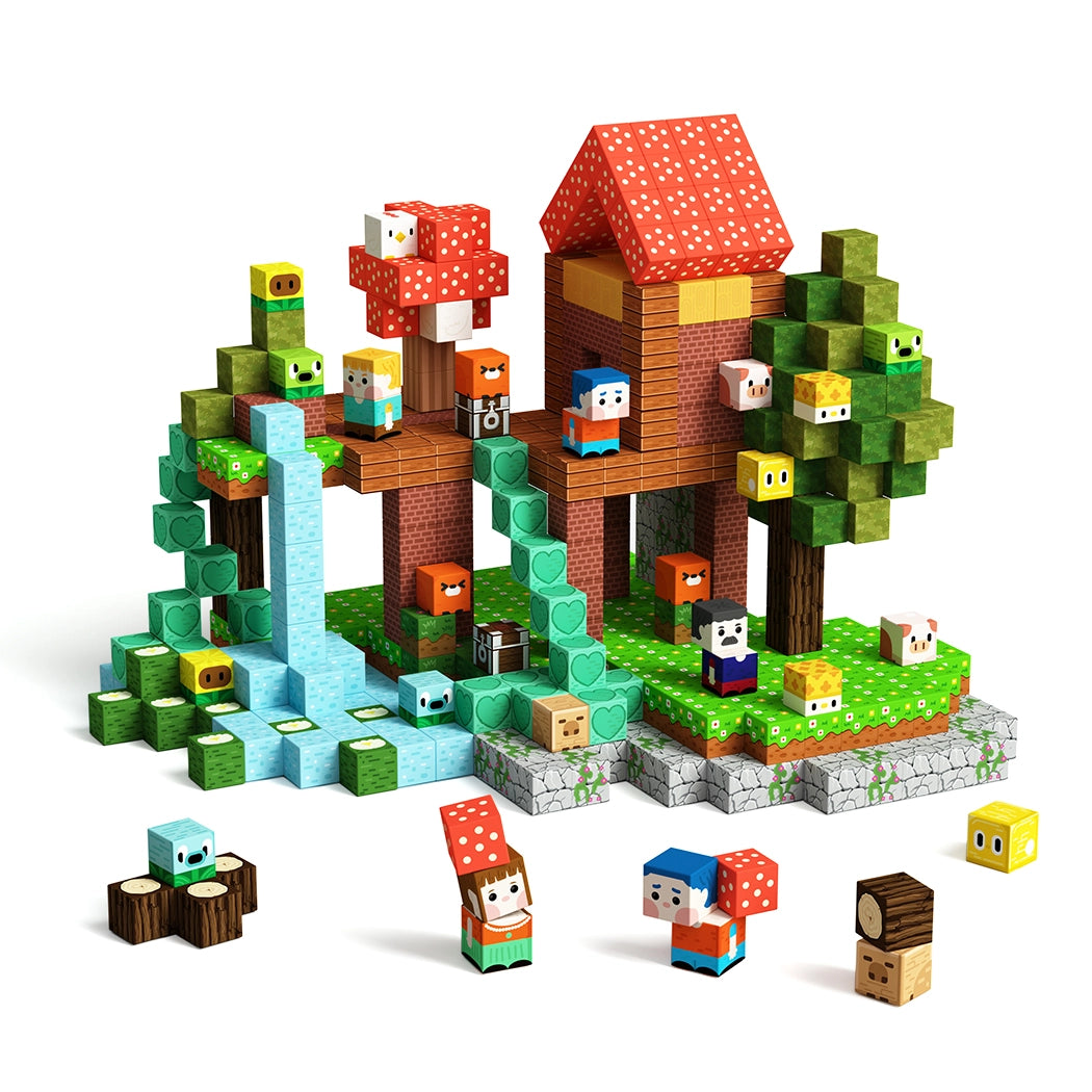 Hilltop Hamlet (100pcs Magnetic Blocks)