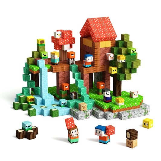 Hilltop Hamlet (100pcs Magnetic Blocks)