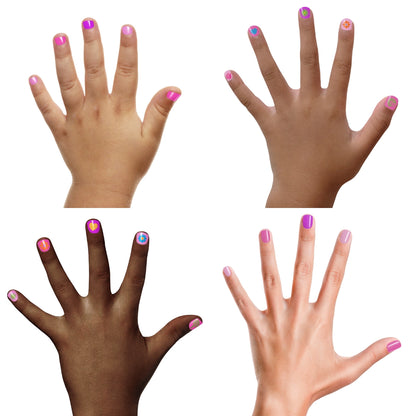 Rainbow Party Polish Set Non-Toxic Kids Nail Polish