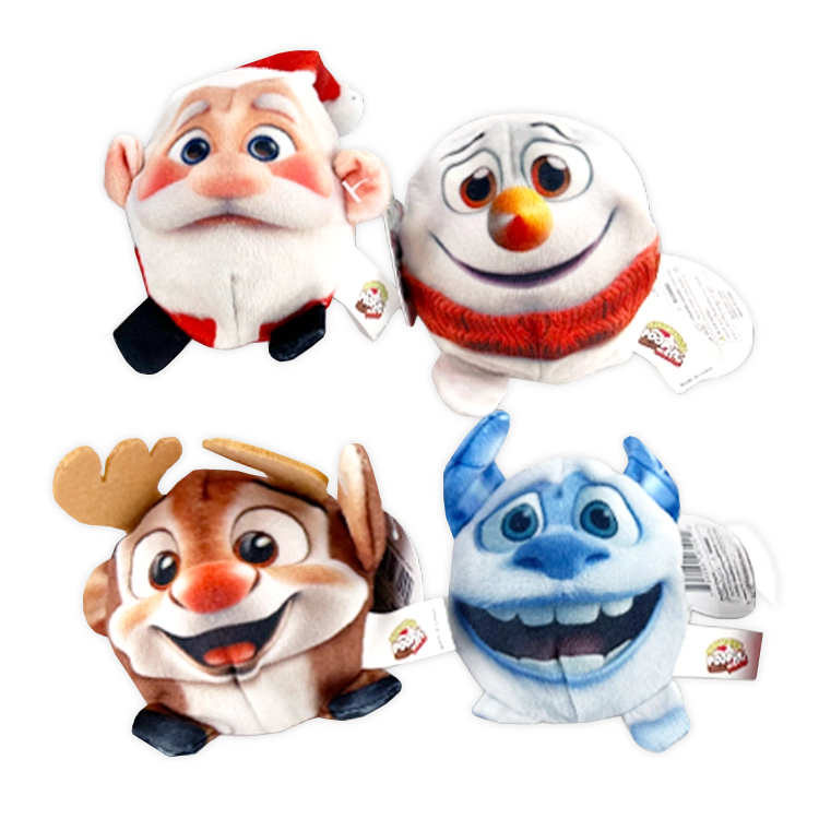 Christmas Plush Poopin Pal Toy Stocking Stuffer Assortment