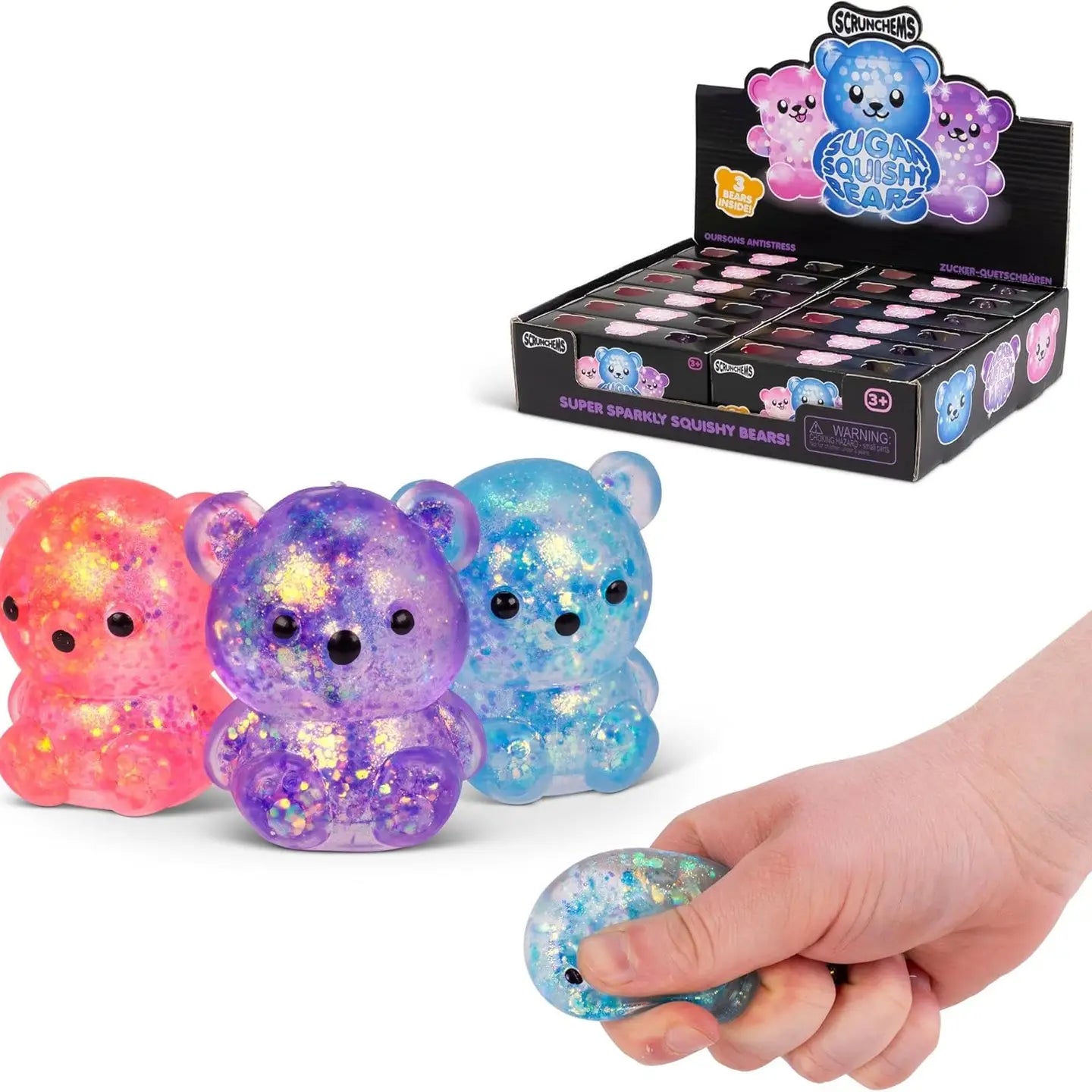 Scrunchems® Sugar Diddy Bears Squishy Fidget Toy