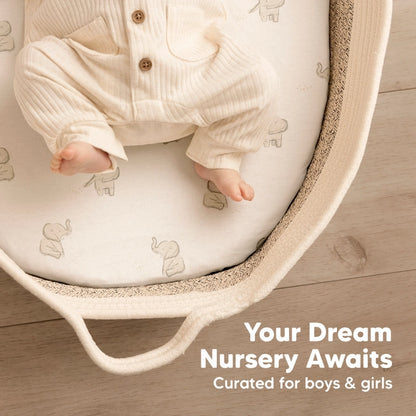 Soothe Fitted Bassinet Sheets