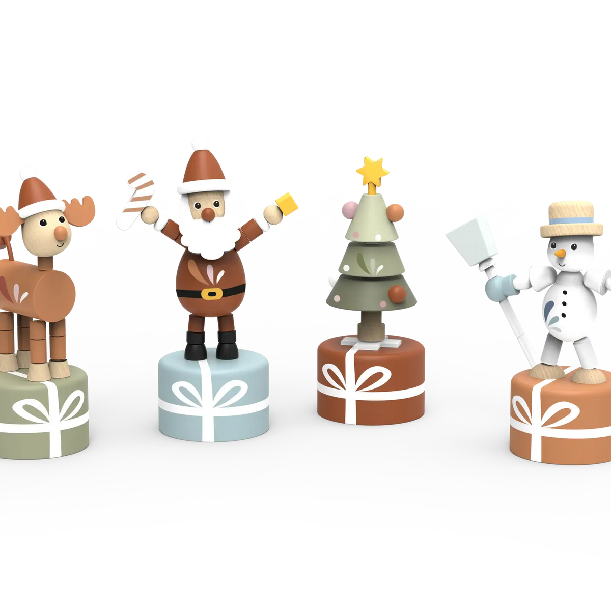 Christmas Pushing Puppet