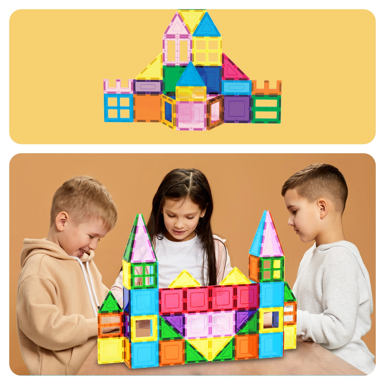 101pc Magnetic Tile Building Blocks