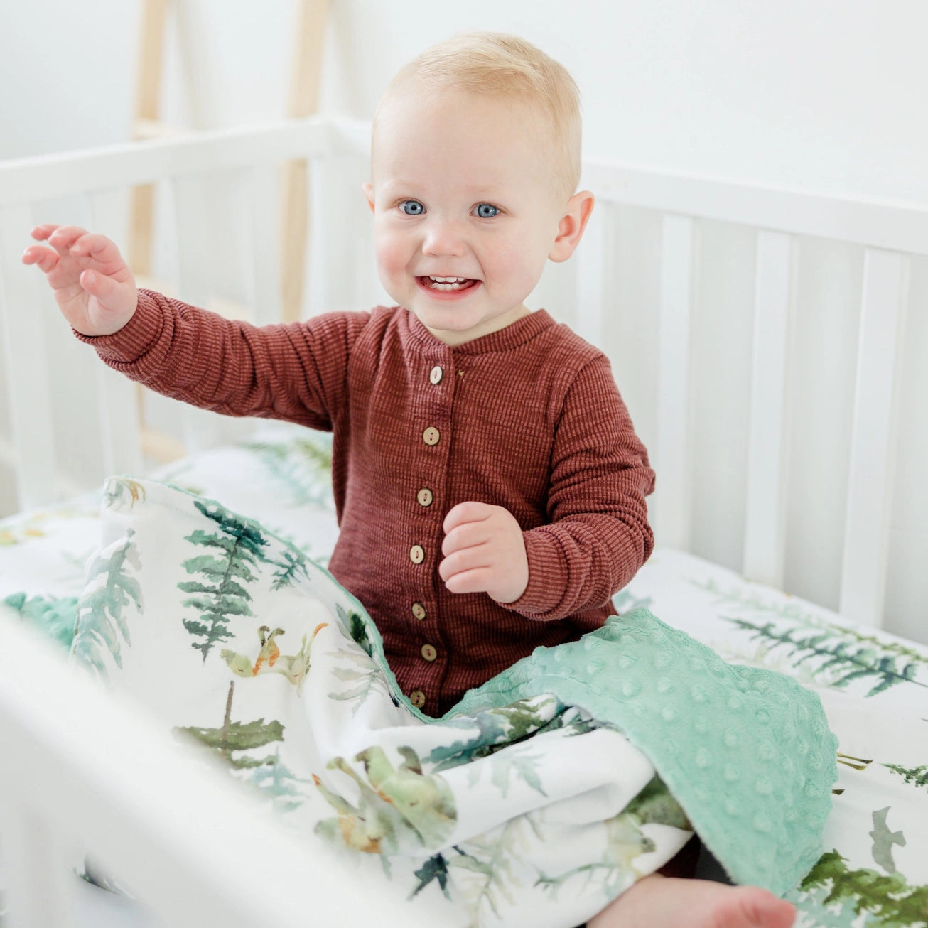 Baby & Toddler Minky Blanket - in the Woods