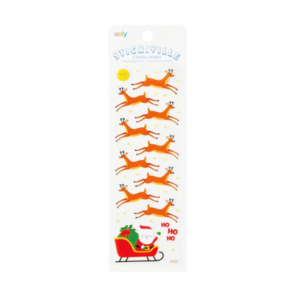 Stickiville Stickers: Here Comes Santa - Skinny (2 Sheets)