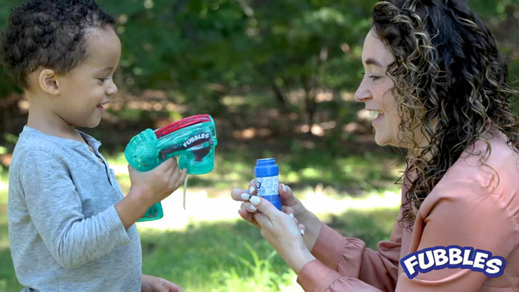 FUBBLES® LIGHT UP BUBBLE BLASTER
