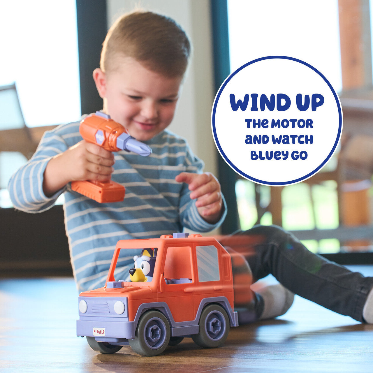 Build-A-Buddy™ Bluey Motorized Car with Drill