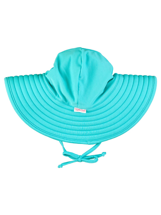 Girls Bright Aqua Swim Hat