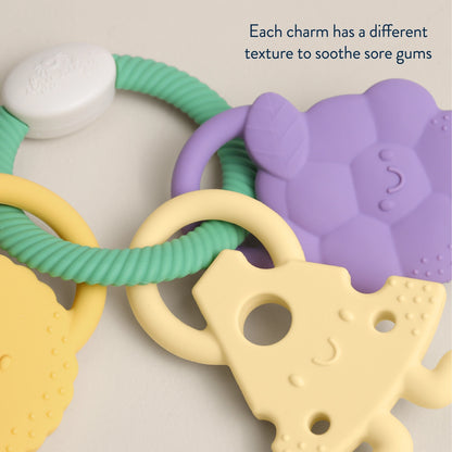Itzy Trio™ Textured Silicone Teether