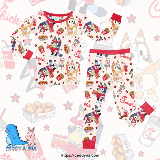 Eat More Chicken Bamboo 2 Piece Set Pjs